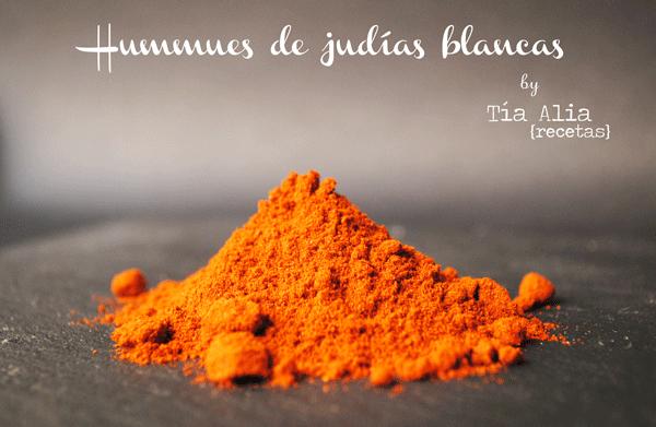Hummus de judías blancas y pimentón 