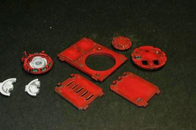 Pintado de las lentes con Caliban green