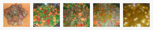 TERNERA GUISADA CON VERDURAS