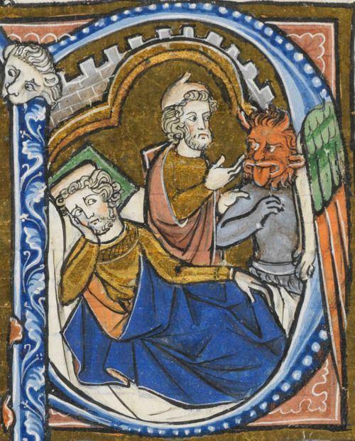 Lausanne, Bibliothèque Cantonale et Universitaire de Lausanne, U 964, detail of f. 118v. Biblia Porta. France · end of 13th century.