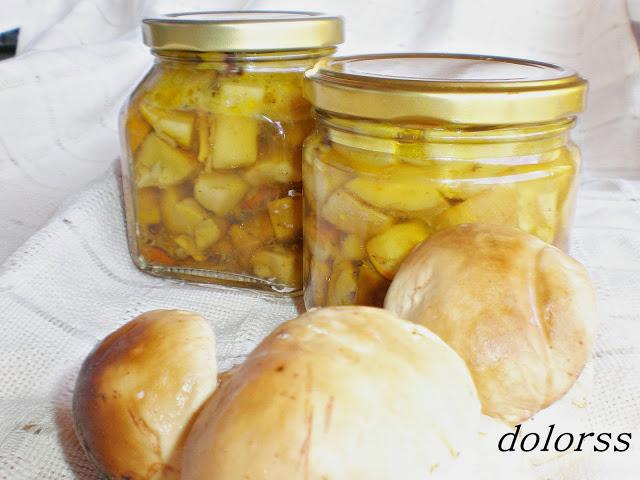 Ceps o boletus edulis en conserva