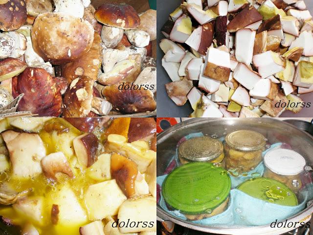 Ceps o boletus edulis en conserva