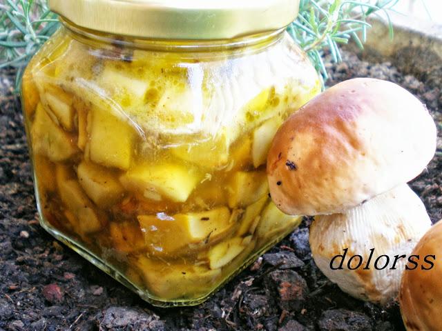 Ceps o boletus edulis en conserva