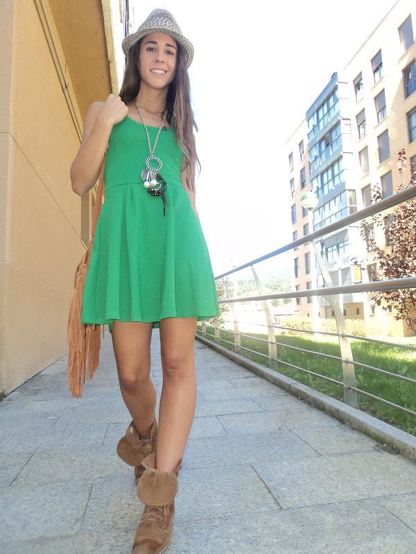 vestido verde