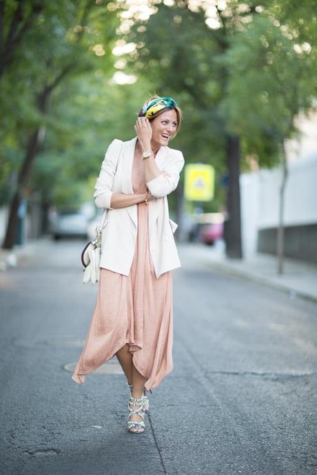 el sastre de lisboa, jose cabral, gipsy, mercules, aquazzurra, oversized blazer, chicwish, scarf, turbante, pañuelo cabeza, stylelovely, cristina blanco, lbfwm, cristina blanco, guiadeestilo
