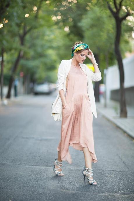 el sastre de lisboa, jose cabral, gipsy, mercules, aquazzurra, oversized blazer, chicwish, scarf, turbante, pañuelo cabeza, stylelovely, cristina blanco, lbfwm, cristina blanco, guiadeestilo