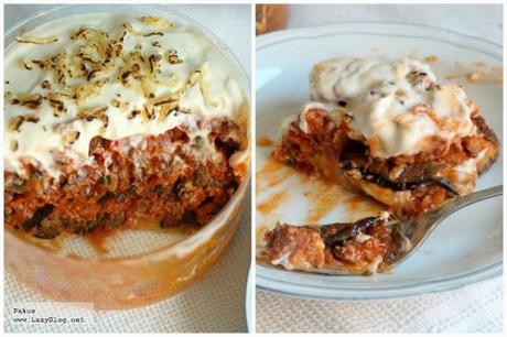 Moussaka o musaka de cordero. Receta griega tradicional Moussaka o musaka de cordero. Receta griega tradicional