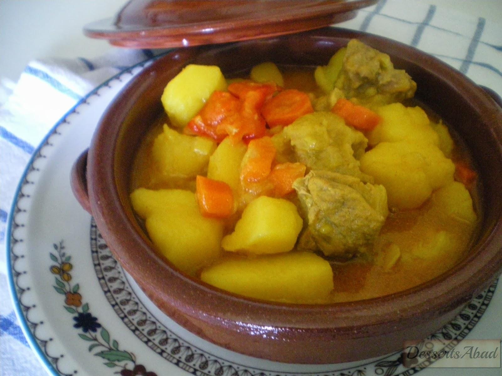 Patatas guisadas con carne