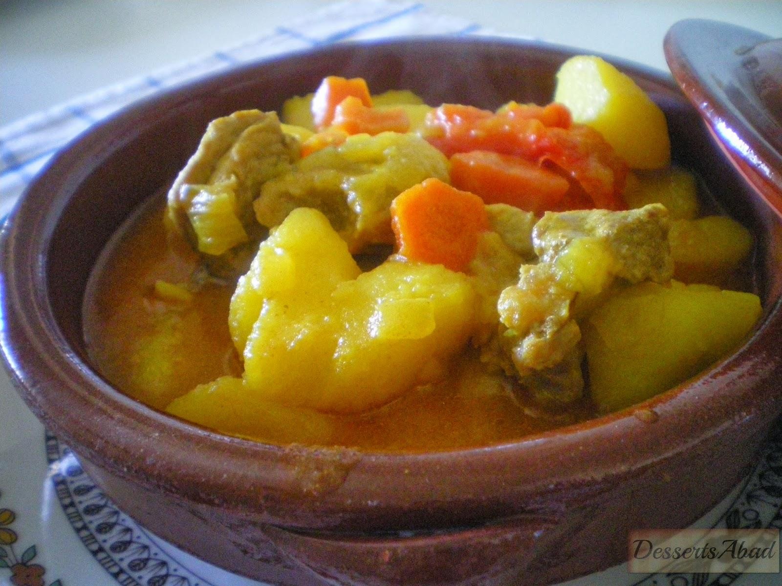 Patatas guisadas con carne