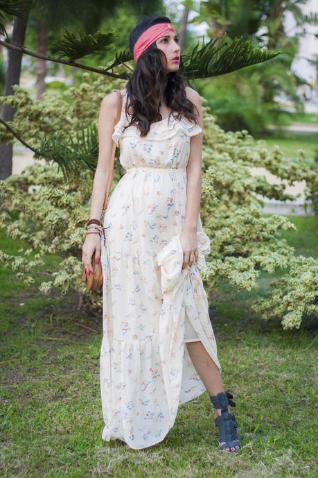 Boho Chic Maxi Vestido