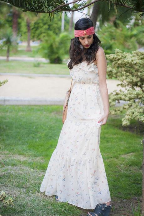 Boho Chic Maxi Vestido