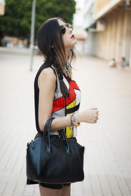 Leather Shorts In Summer