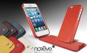 Fundas de cuero para iPhone 5 de Noreve