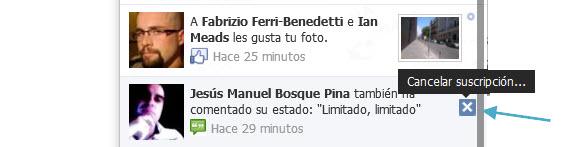 Como dejar de recibir notificaciones de publicaciones ajenas en Facebook