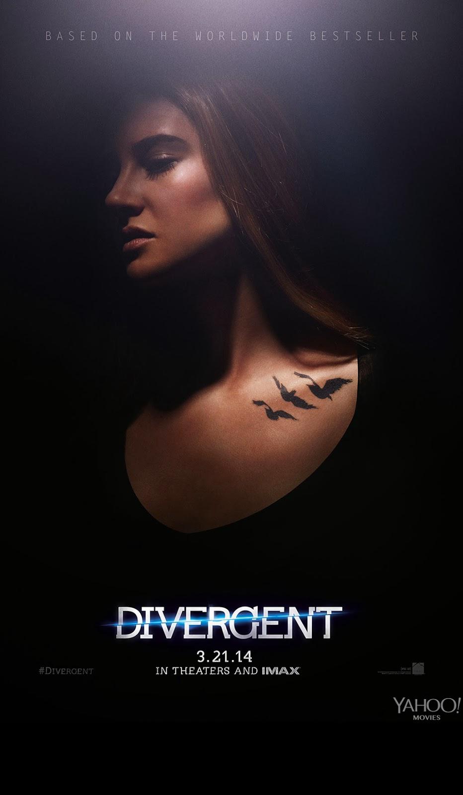 Primeros 2 pósters oficiales de Divergente con Tris Prior y Tobias Eaton