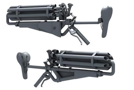 4A Games Arma 1 La escopeta multicañón recreada por 4A Games