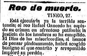 El Carbayón, 27.6.1899