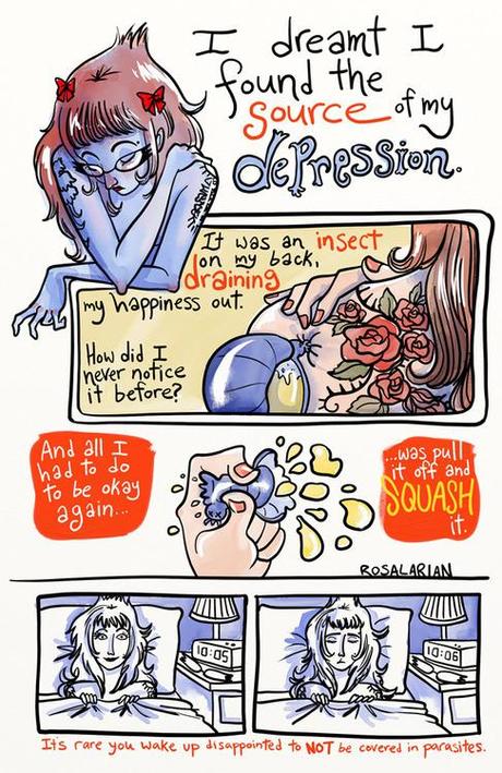 6 Comics que representan la depresión y sus frustraciones