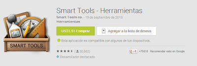 Descargar desde Google Play Store Smart Tools v 1.6.1 APK