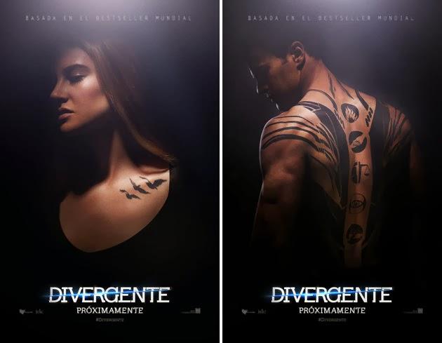 Primeros dos pósters oficiales de Divergente ahora en español