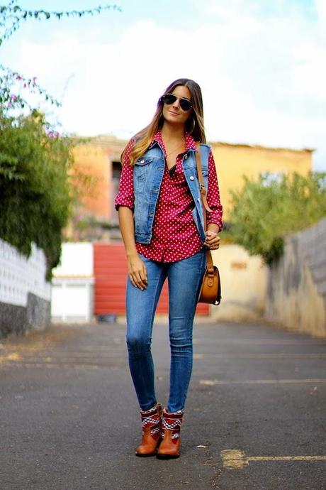 Denim and Dots
