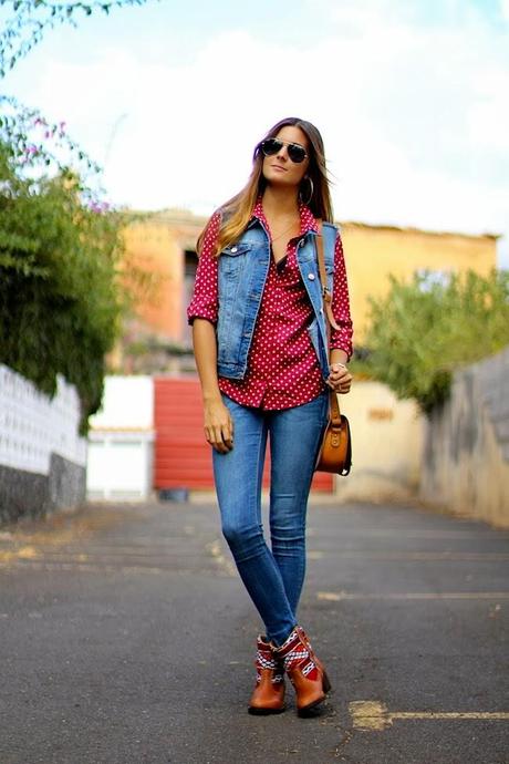 Denim and Dots