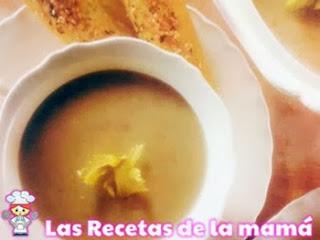 Crema de apio al sésamo