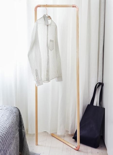 DIY: RAIL DE ROPA / DIY: CLOTHES RACK