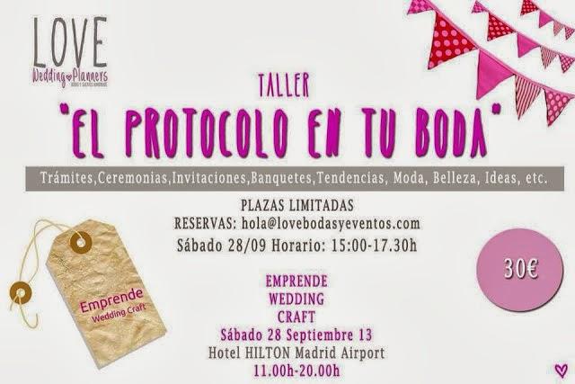 EMPRENDE WEDDING CRAFT:  28 De Septiembre . La primera feria de bodas DIY