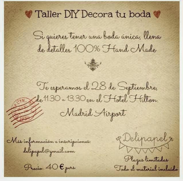 EMPRENDE WEDDING CRAFT:  28 De Septiembre . La primera feria de bodas DIY