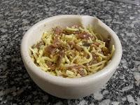 Arroz de anchoas con almendras y queso sin lactosa