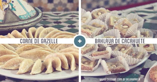 Marrakech taller de cocina - recetas corne de gazelle y baklava