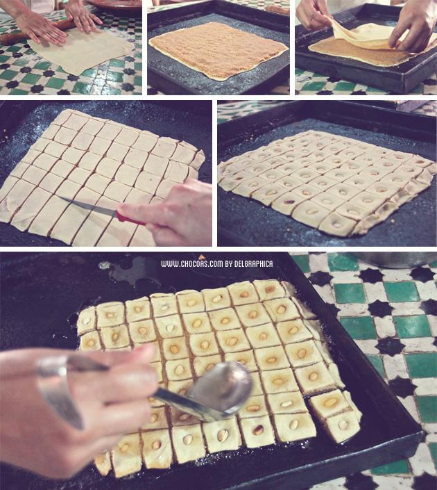 Marrakech taller de cocina - receta baklava de cacahuete
