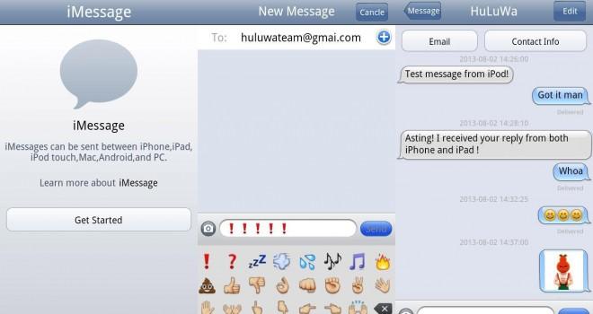 iMessage Chat para Android es capaz de conectarse a iMessage