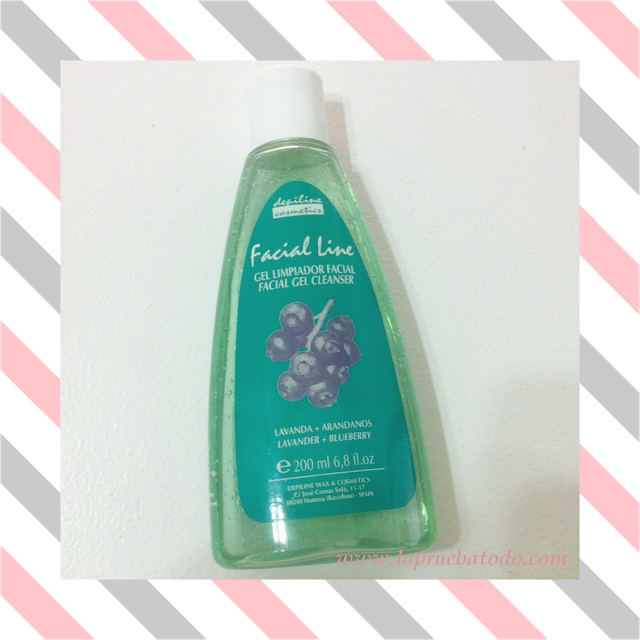 Gel limpiador facial Lavanda y arándanos + Soft facial peeling de Depiline cosmetics