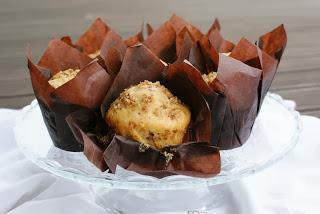 Muffins de chocolate blanco