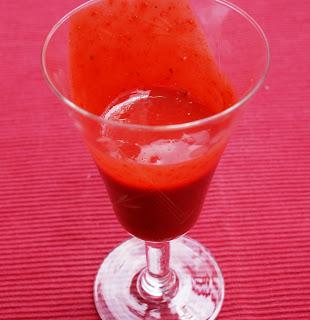 Gazpacho de fresas