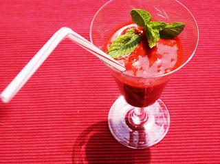 Gazpacho de fresas