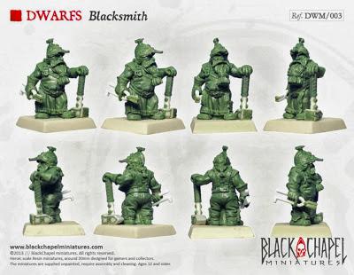 Los enanos de Black Chapel Miniatures (Greens)