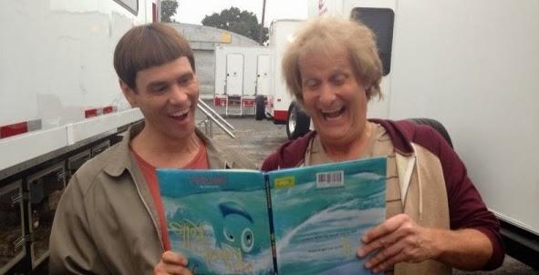 Jim Carrey y Jeff Daniels en la primera imagen desde el set de 'Dumb and Dumber To'