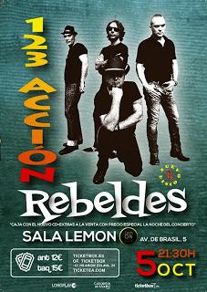 Los Rebeldes actuarán en Madrid el 5 de octubre