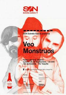 Fernando Alfaro, David Rodríguez y Remate: Veo Monstruos en Madrid