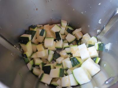 Risotto de calabacín  y gambas