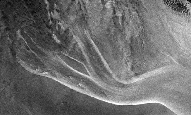 canal de hielo del lago Whilians