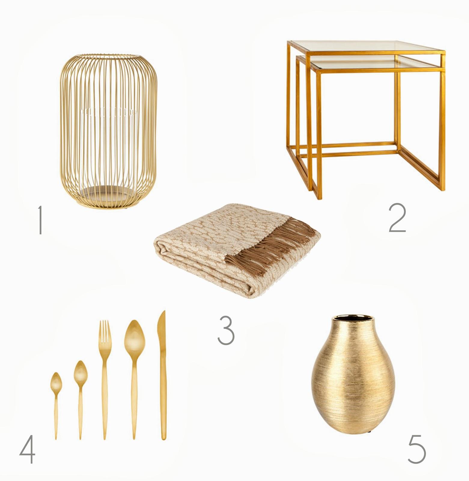 Decorando con dorado - DIY