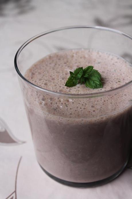 Batido de plátano, menta y helado IMG_2092