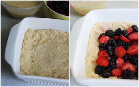 Tarta con moras y fresas 5