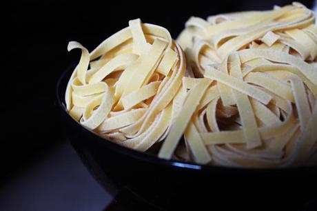 Tallarines con salsa de setas IMG_7306