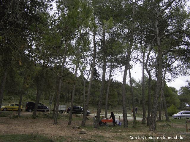 Área recreativa de La Font de Mariola en Bocairent (Valencia)