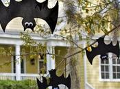 Halloween. Murciélagos fieltro para jardín
